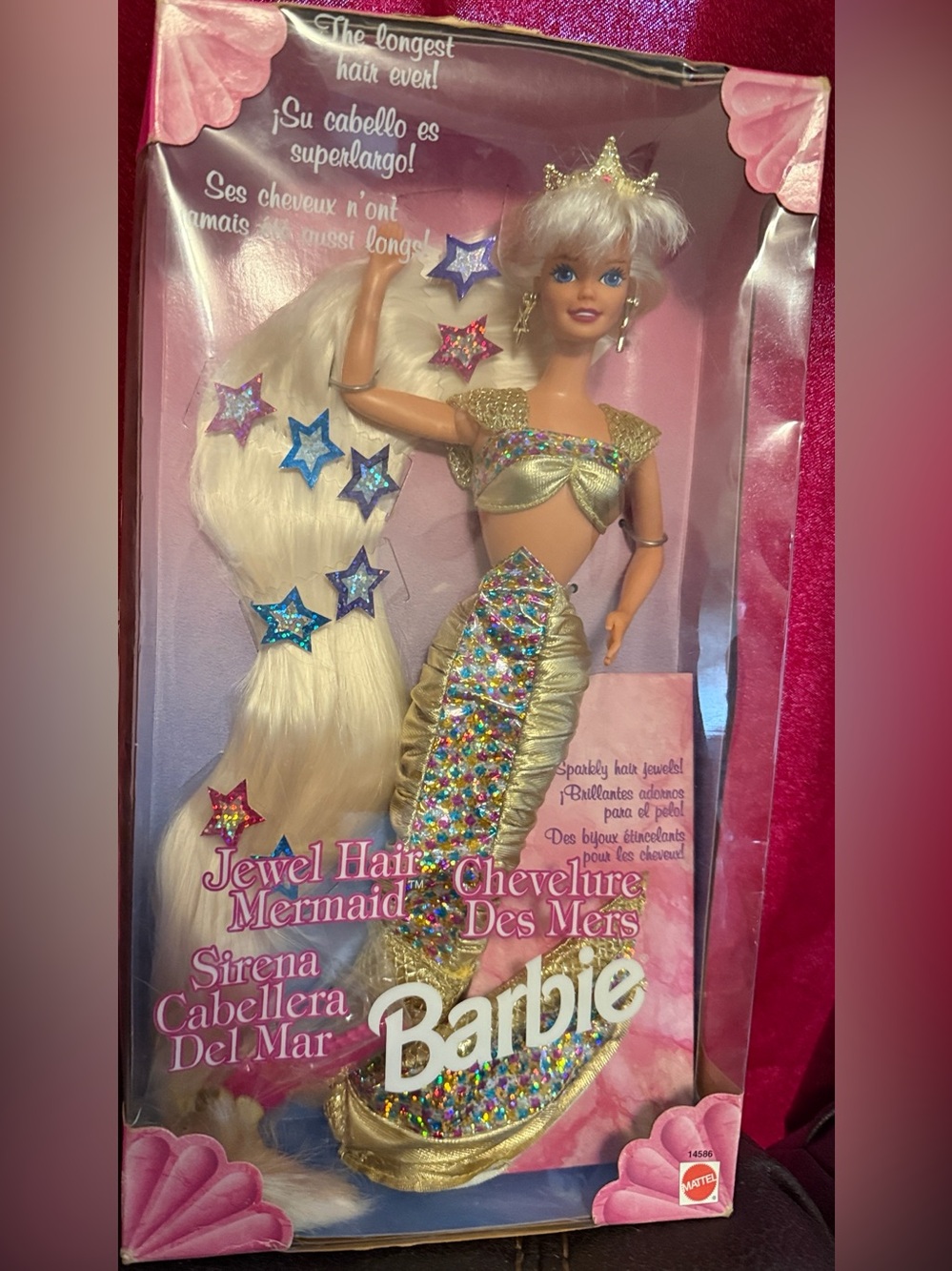New 1995 Jewel Hair Mermaid Barbie - The Longest Hair Ever! Mattel 14586